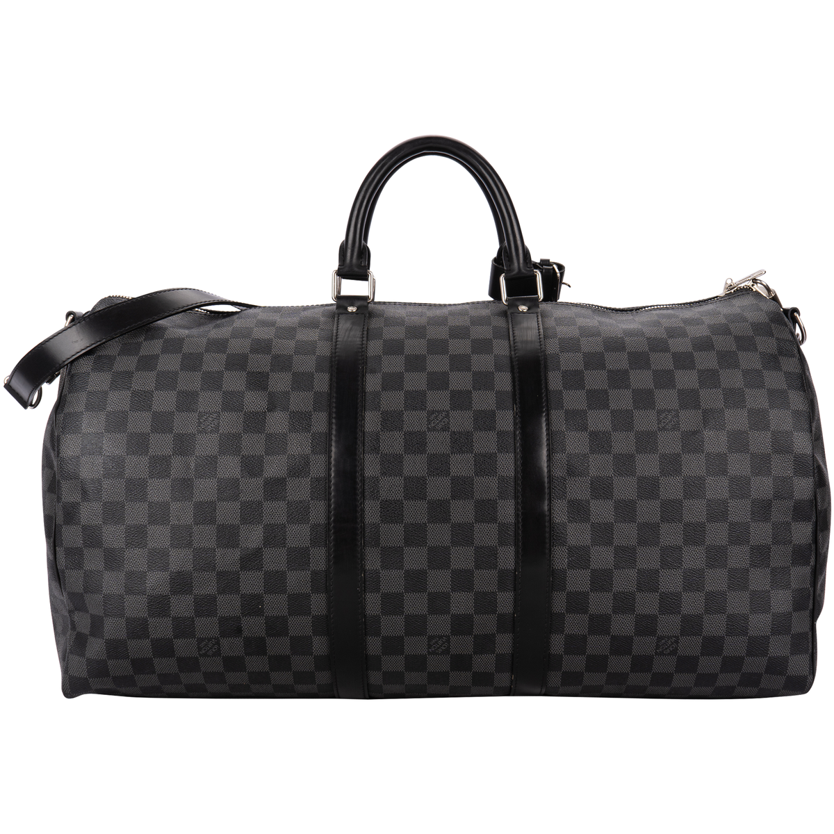 Louis Vuitton Monogram Damier Graphite Keepall 55 Bandoulière Travel Bag