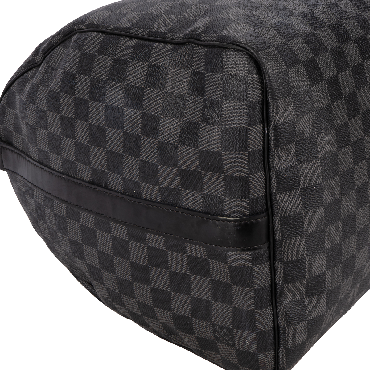 Louis Vuitton Monogram Damier Graphite Keepall 55 Bandoulière Travel Bag
