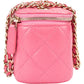 Chanel Quilted Caviar Leather Mini Vanity Crossbody Bag
