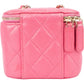 Chanel Quilted Caviar Leather Mini Vanity Crossbody Bag