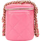 Chanel Quilted Caviar Leather Mini Vanity Crossbody Bag