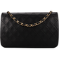 Chanel Quilted Lambskin Medium 24K Gold Single Flap Shoulder Bag