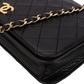 Chanel Quilted Lambskin Medium 24K Gold Single Flap Shoulder Bag