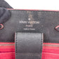Louis Vuitton Black Leather Lockme Bucket Shoulder Bag
