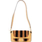 Fendi Shearling Baguette Buckle Handbag