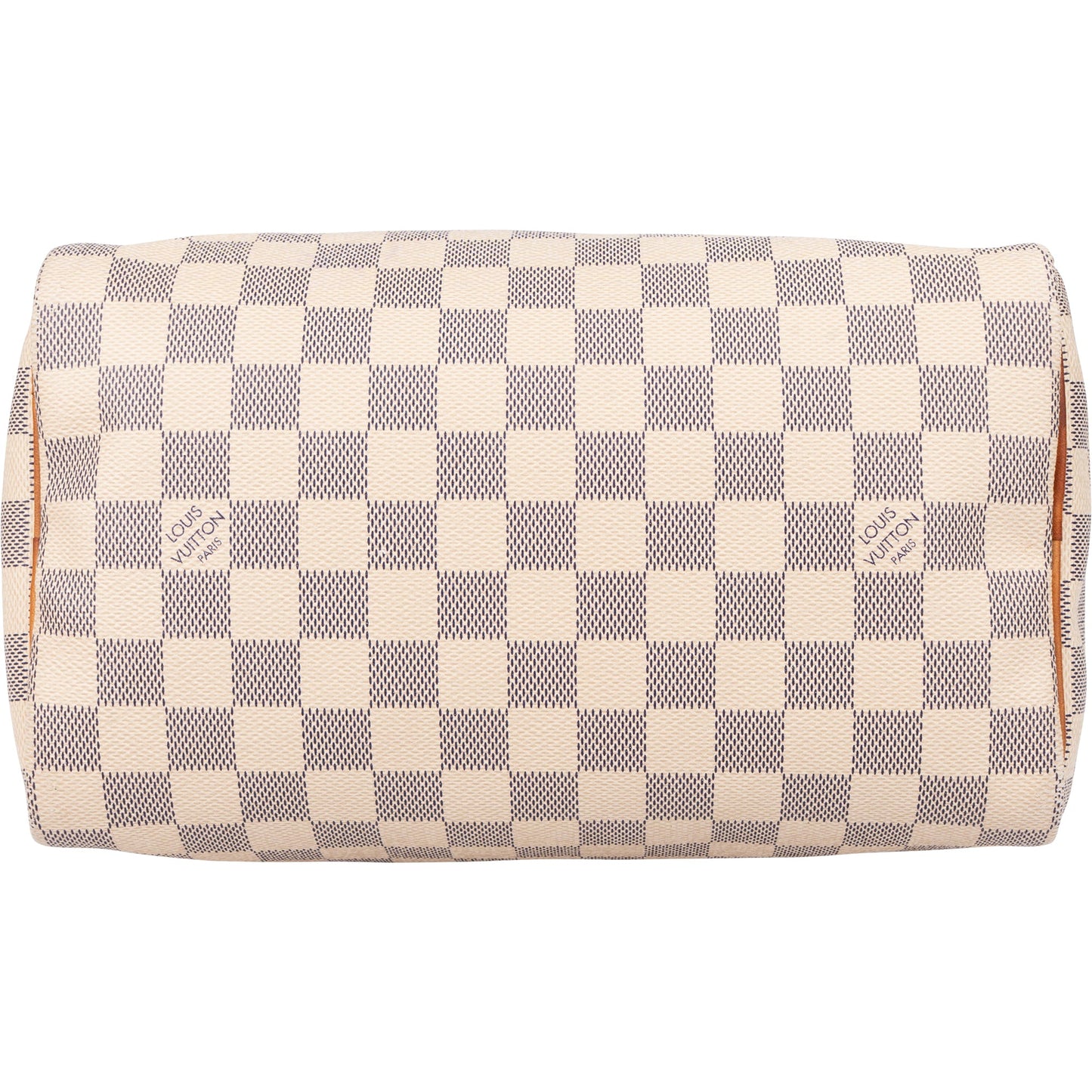 Louis Vuitton Damier Azur Monogram Speedy 25 Handbag
