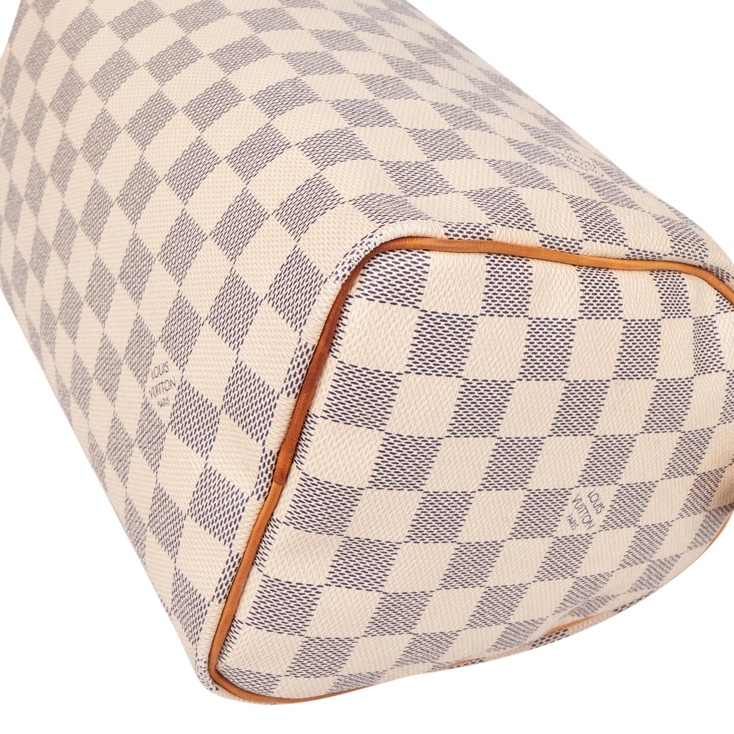 Louis Vuitton Damier Azur Monogram Speedy 25 Handbag