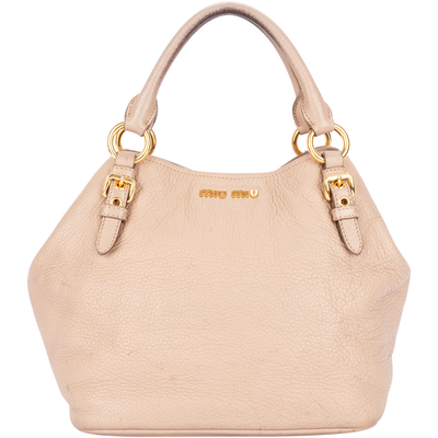 Miu Miu Vitello Phenix Shoulder Bag