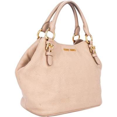 Miu Miu Vitello Phenix Shoulder Bag