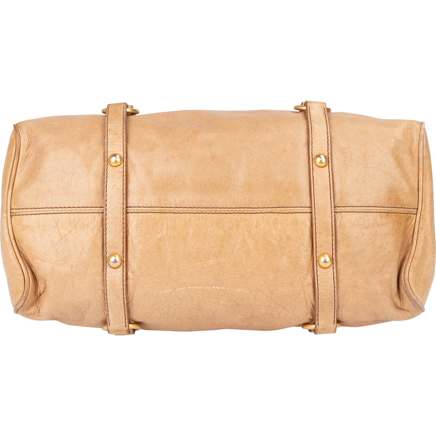 Miu Miu Classic Leather City Handbag