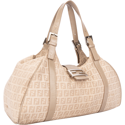 Fendi Zucchino Monogram Shoulder Bag