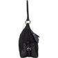 Prada Black Nylon Triangle Twin Pocket Shoulder Bag