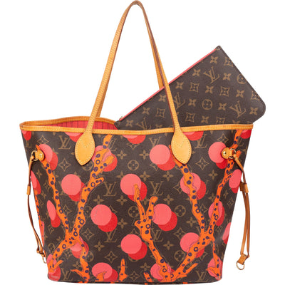 Louis Vuitton Limited Ramages Canvas Monogram Neverfull MM Shopper Handbag
