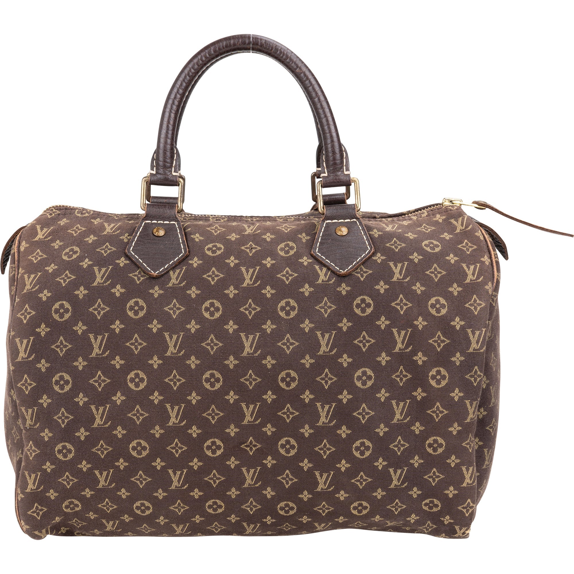 Louis Vuitton Mini Lin Monogram Speedy 30 Handbag