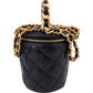 Chanel Quilted Lambskin Mini Vanity Crossbody Bag