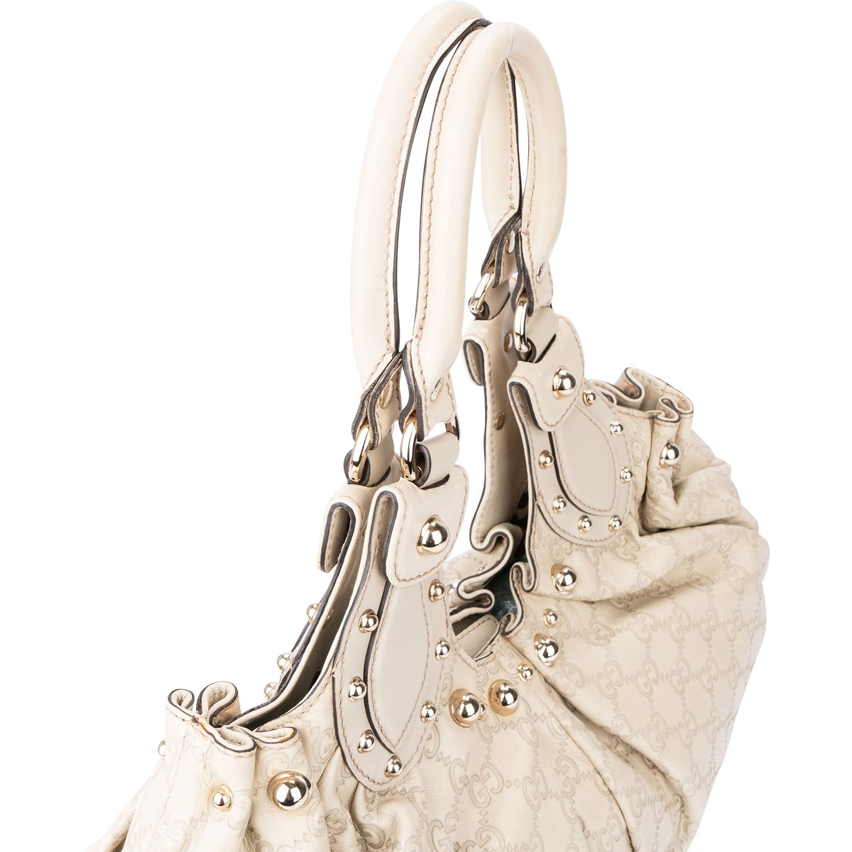Gucci GG Leather Monogram Palham Handbag