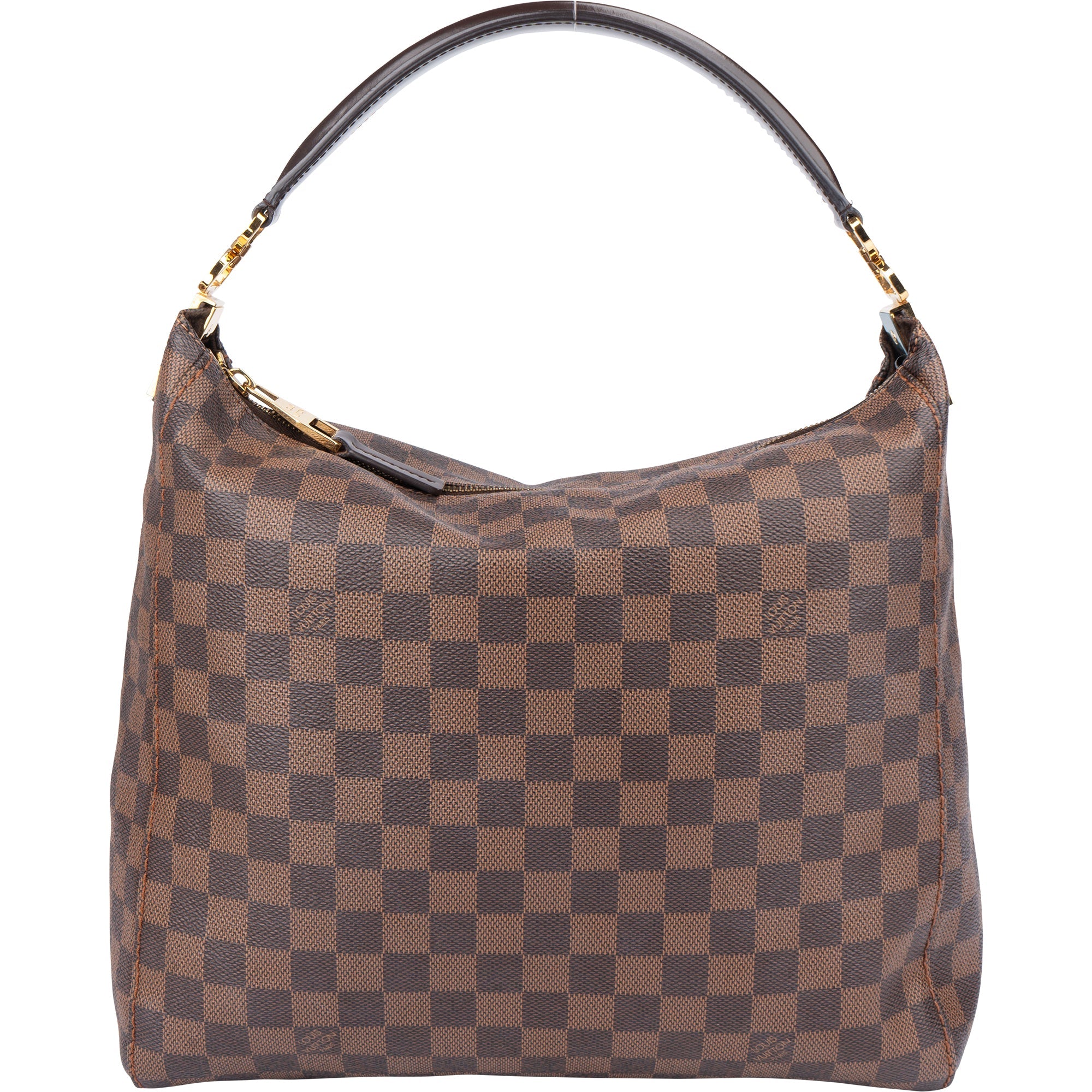 Louis Vuitton Damier Ebene Monogram Portobello PM Handbag
