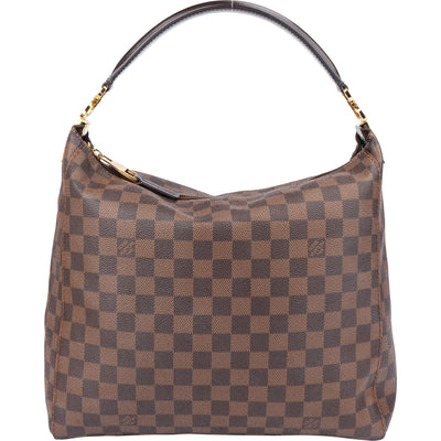 Louis Vuitton Damier Ebene Monogram Portobello PM Handbag