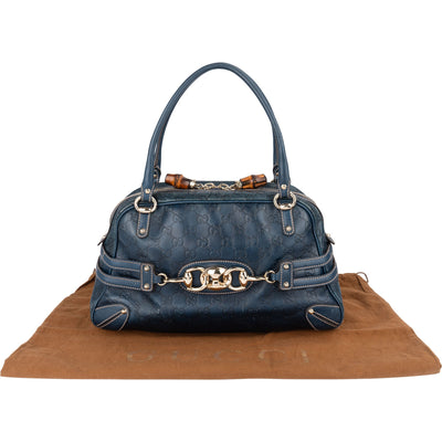 Gucci GG Guccissima Leather Horsebit Handbag