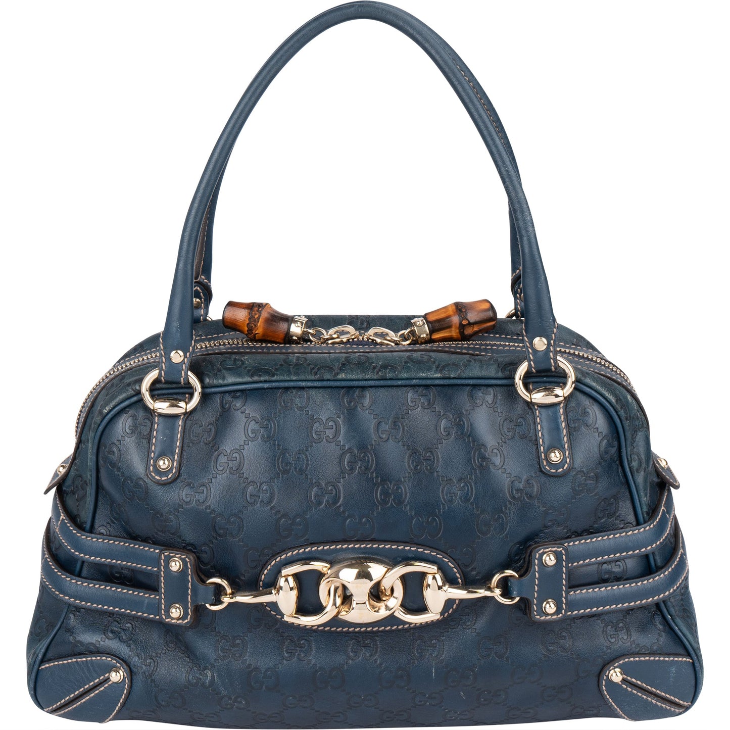 Gucci GG Guccissima Leather Horsebit Handbag