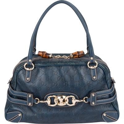 Gucci GG Guccissima Leather Horsebit Handbag