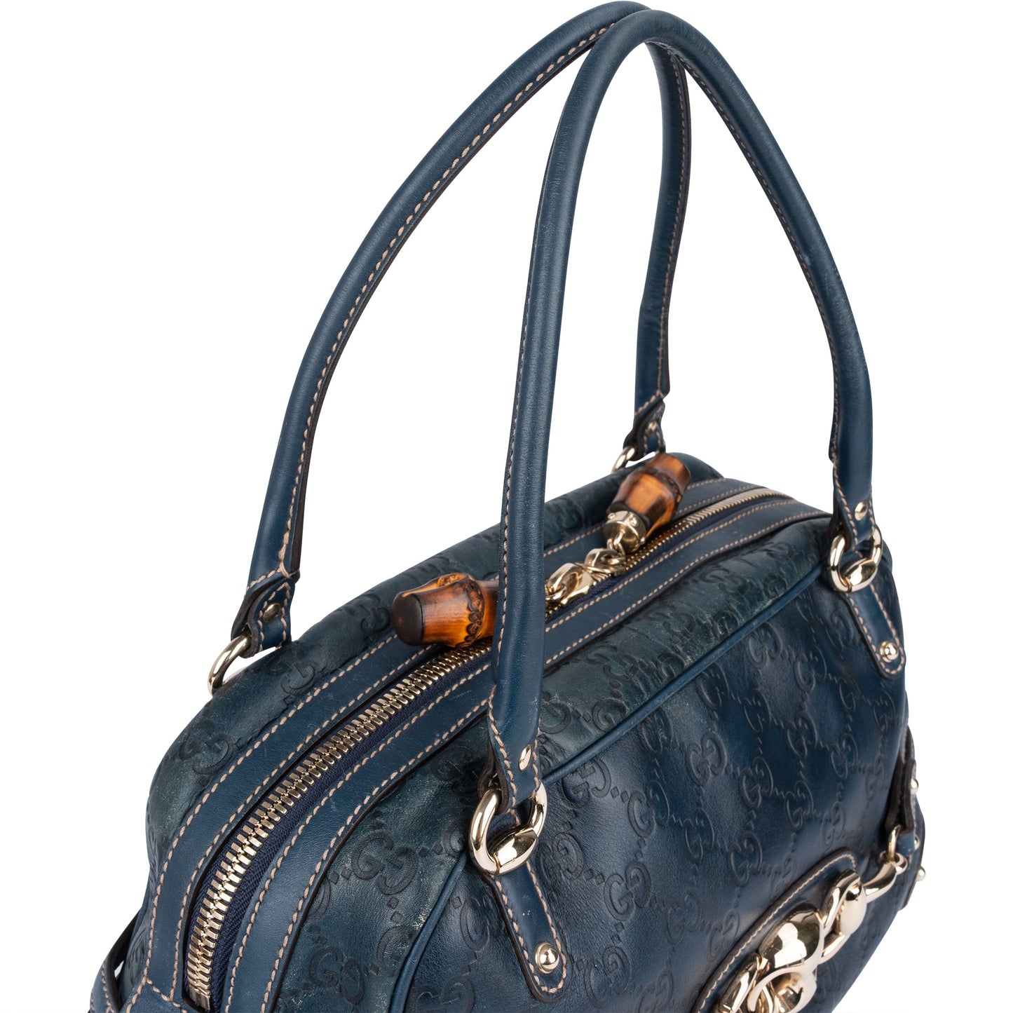 Gucci GG Guccissima Leather Horsebit Handbag