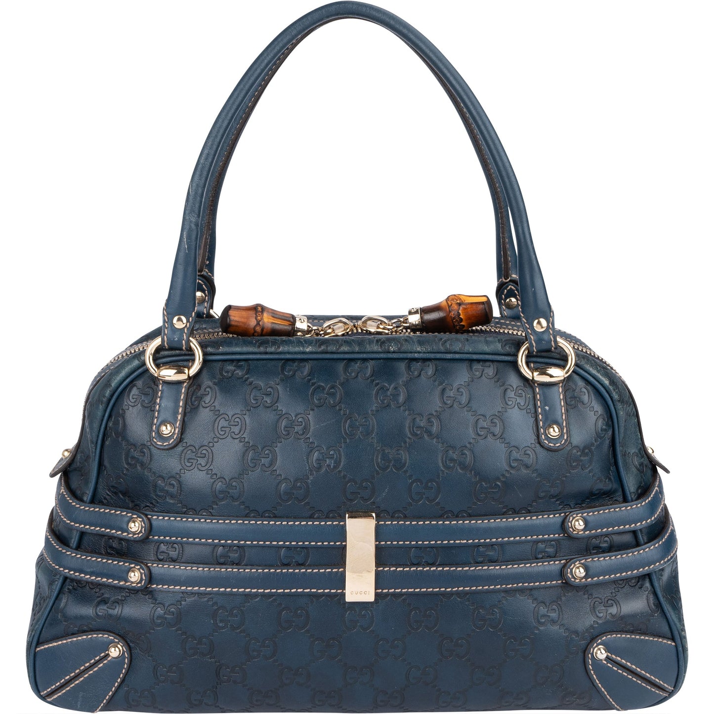 Gucci GG Guccissima Leather Horsebit Handbag