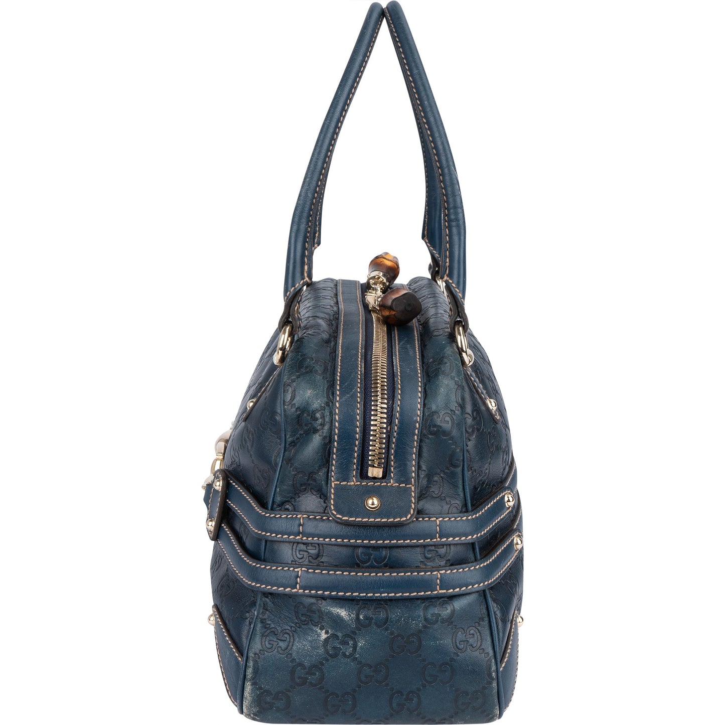 Gucci GG Guccissima Leather Horsebit Handbag