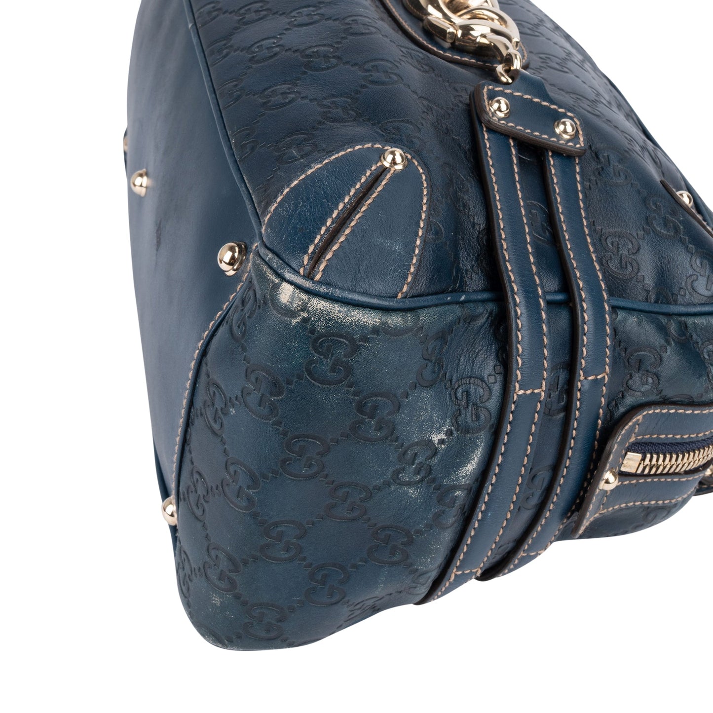 Gucci GG Guccissima Leather Horsebit Handbag