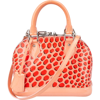 Louis Vuitton Limited Jungle Dots Vernis Monogram Alma BB Handbag