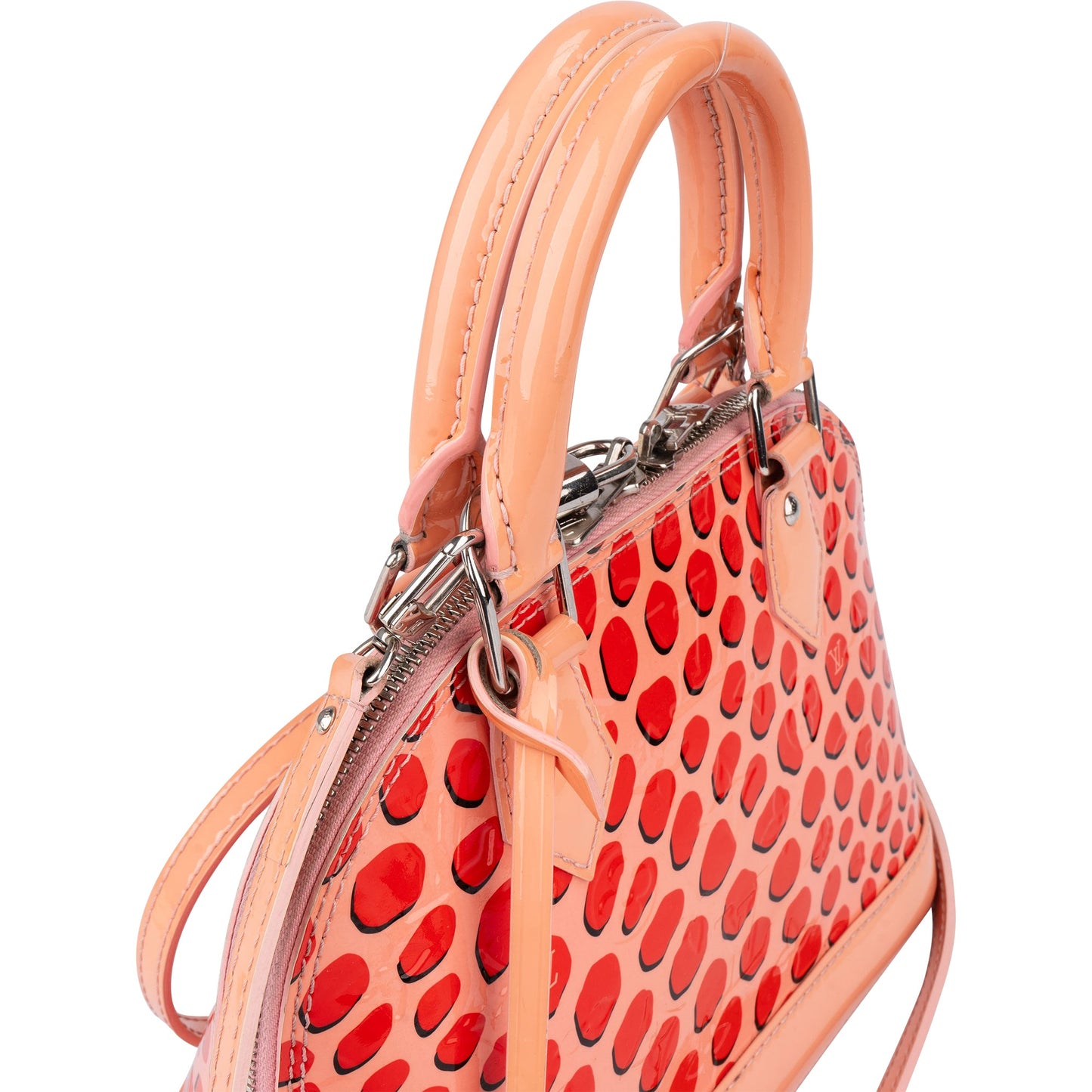Louis Vuitton Limited Jungle Dots Vernis Monogram Alma BB Handbag