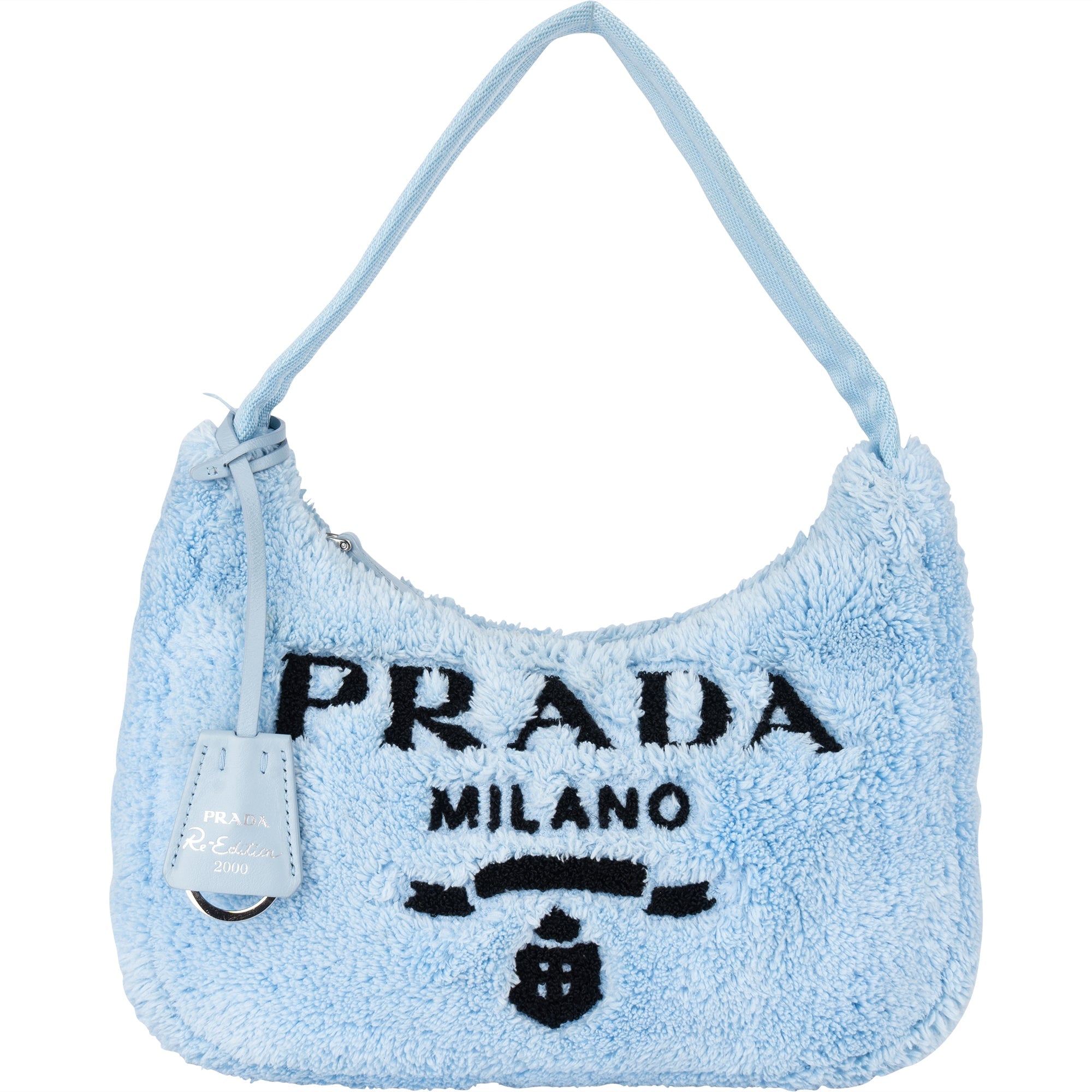 Prada Blue Terry Re-Edition Handbag