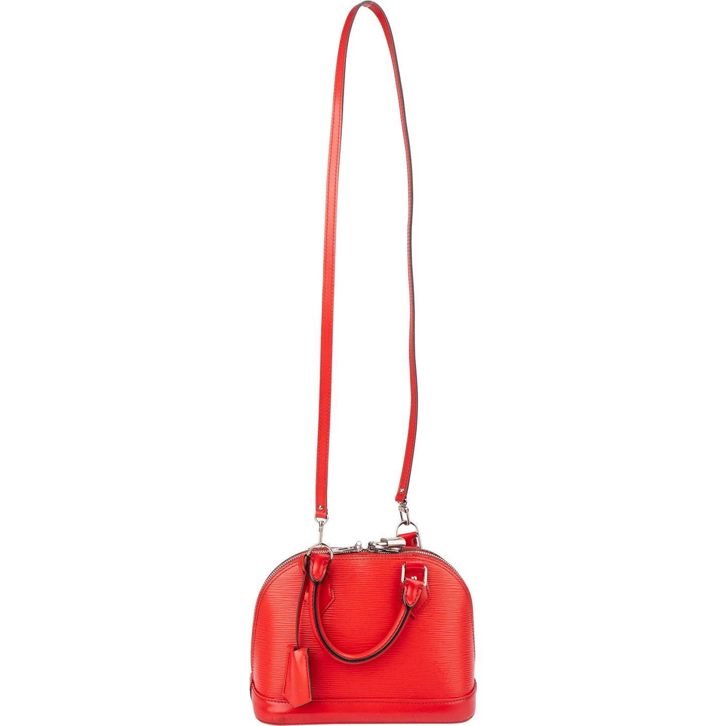 Louis Vuitton Rouge Epi Leather Alma BB Handbag