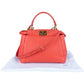 Fendi Leather Peekaboo Mini Handbag