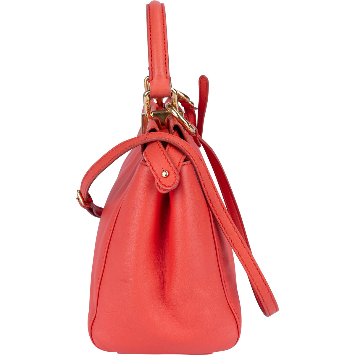 Fendi Leather Peekaboo Mini Handbag