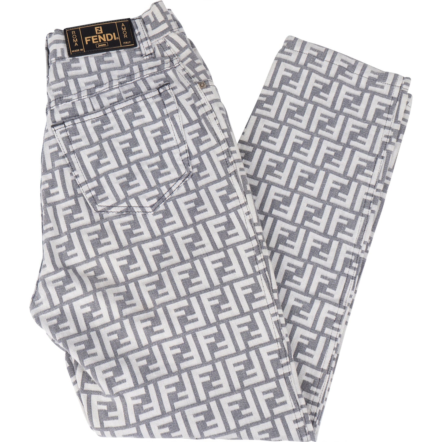 Fendi FF Monogram Women Pants (IT42 / DE38)