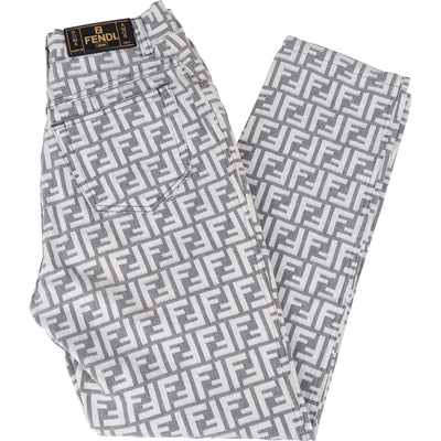 Fendi FF Monogram Women Pants (IT42 / DE38)