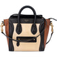 Celine Tricolor Leather Luggage Handbag