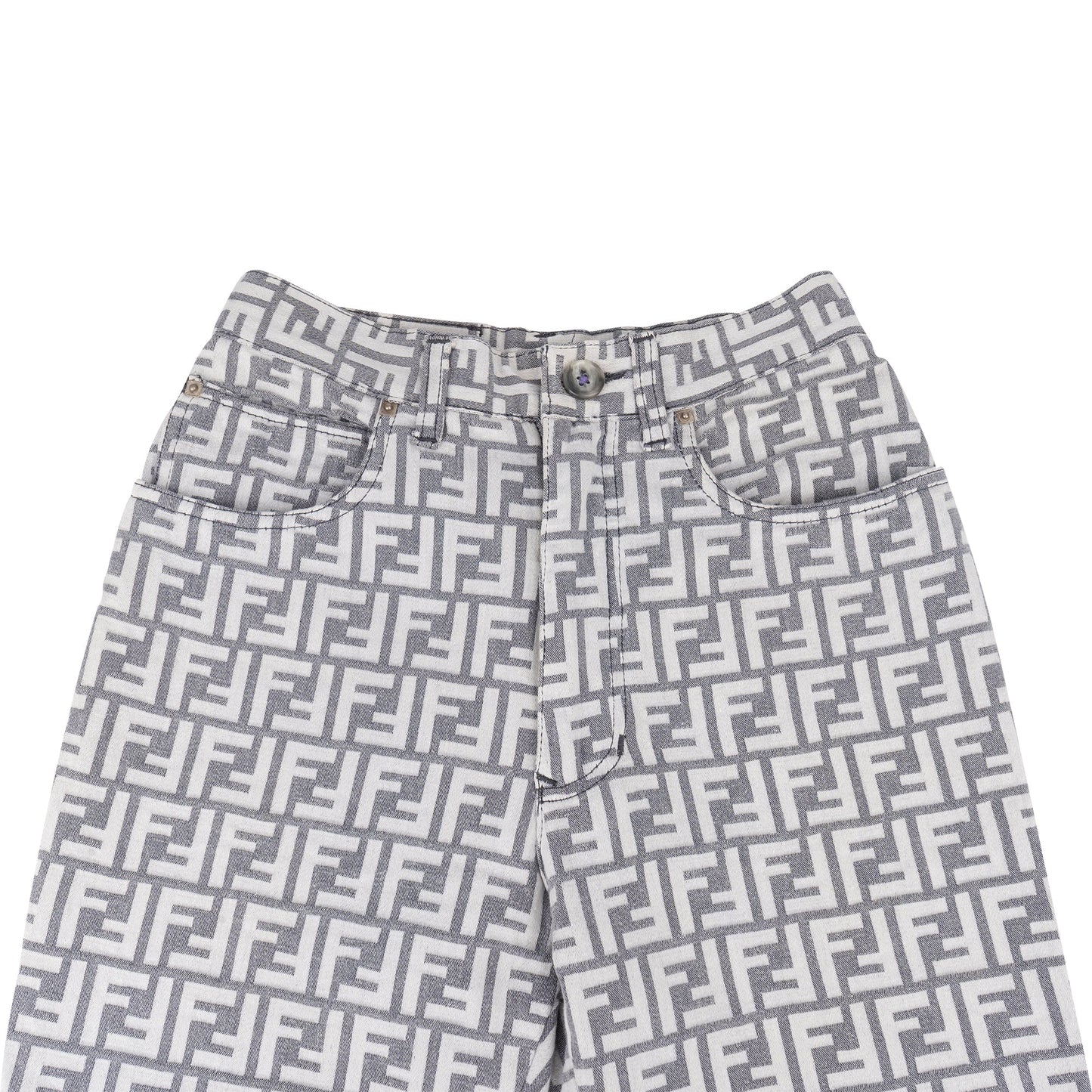 Fendi FF Monogram Women Pants (IT42 / DE38)