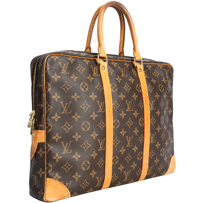 Sac à main Louis Vuitton en toile Monogram Porte Documents