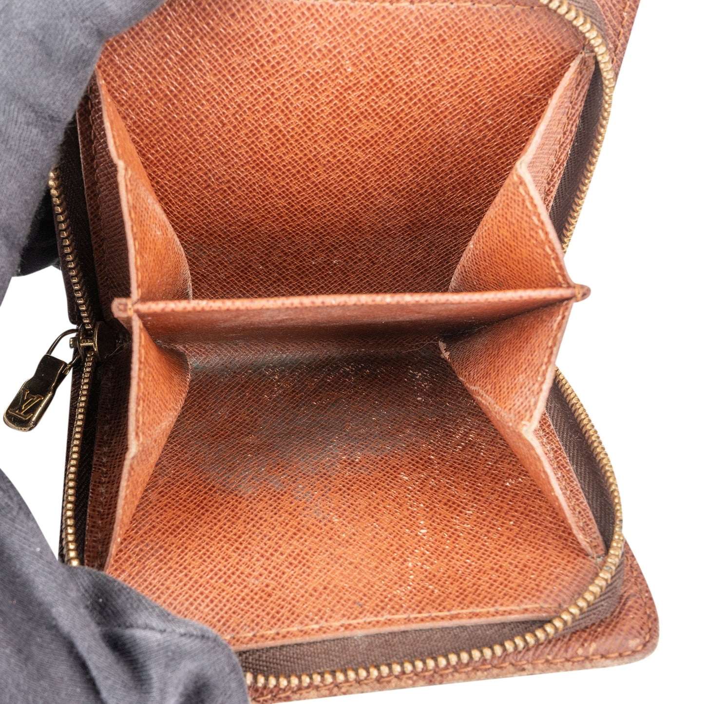 Louis Vuitton Canvas Monogram Clip Wallet