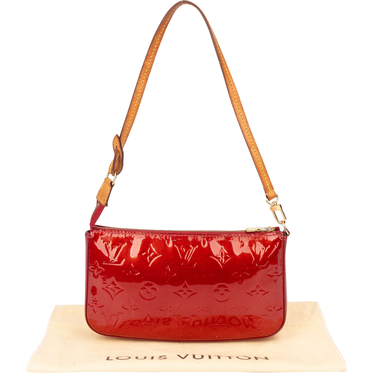 Louis Vuitton Vernis Monogram NM Pochette Accessoire Shoulder Bag