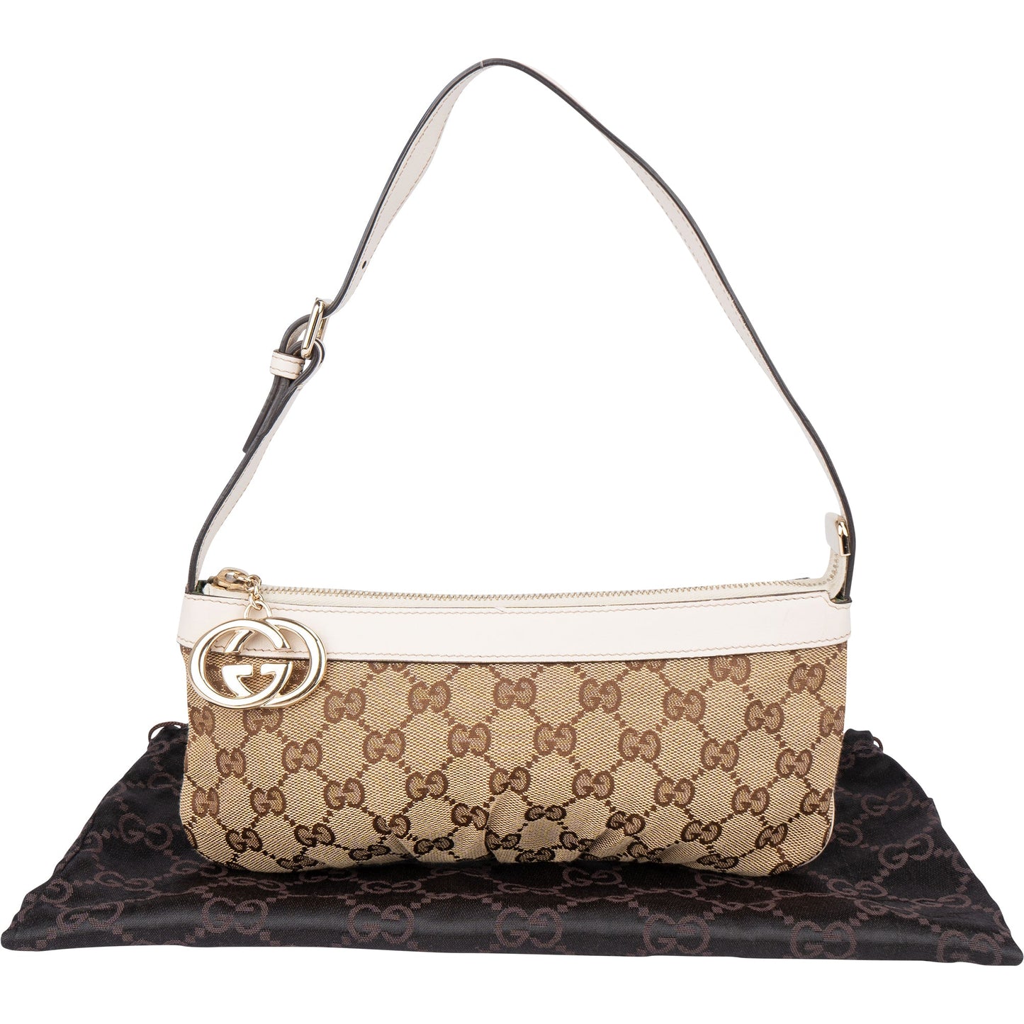 Gucci GG Monogram Mini Pochette Handbag