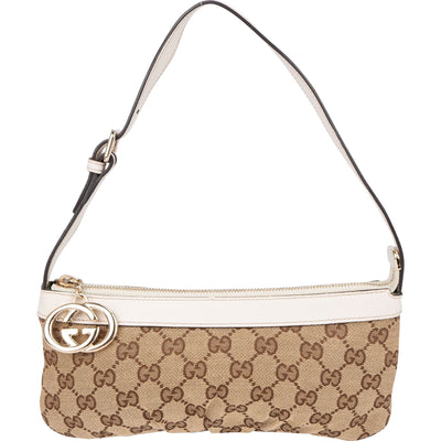 Gucci GG Monogram Mini Pochette Handbag