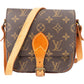 Louis Vuitton Canvas Monogram Cartouchiere PM Crossbody Bag