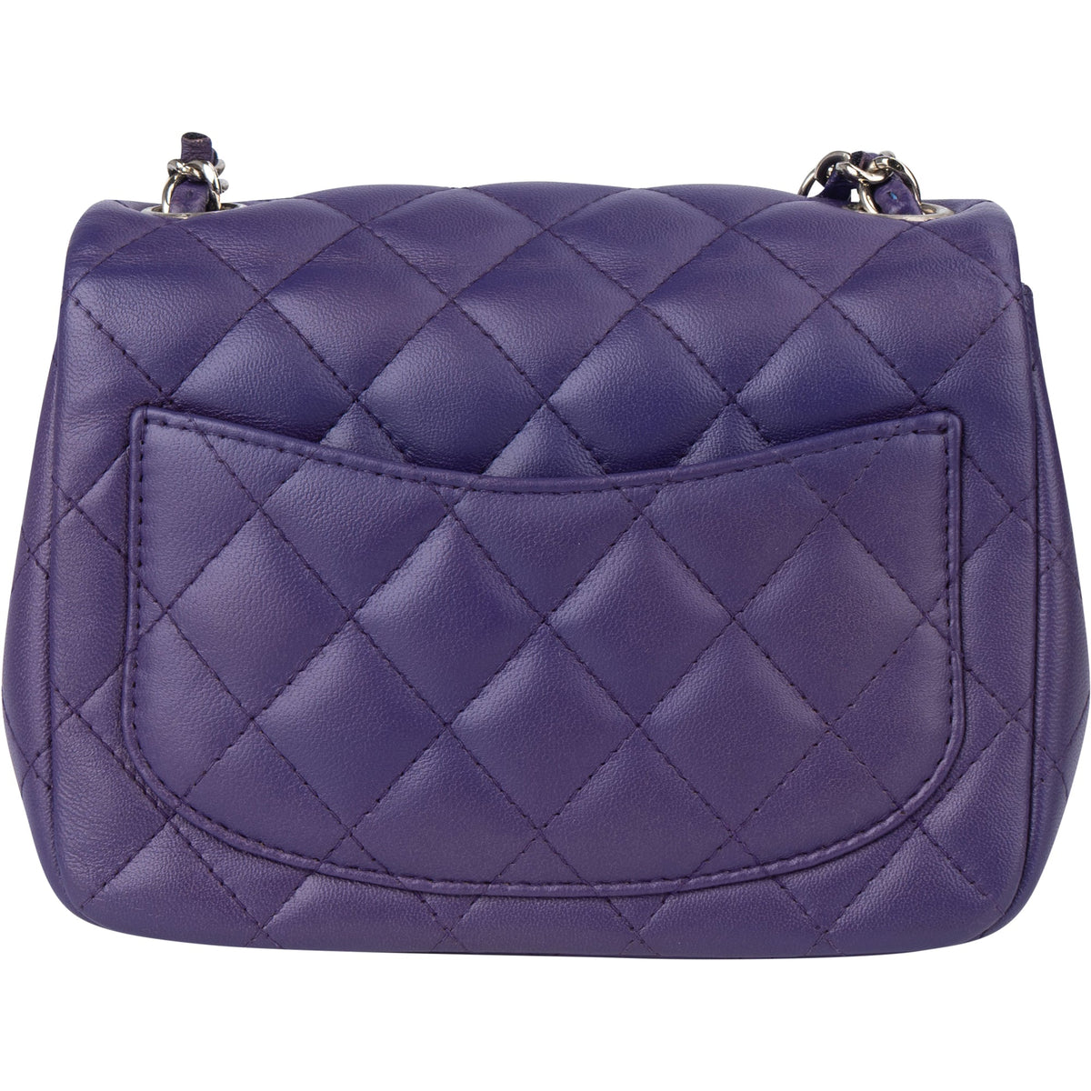 Chanel Quilted Lambskin Single Flap Crossbody Bag