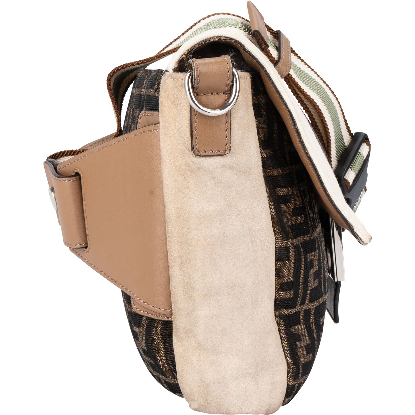 Fendi FF Monogram Baguette Zucca 3 in 1 Crossbody Bag