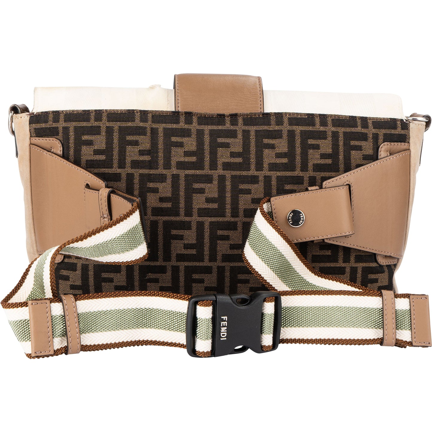 Fendi FF Monogram Baguette Zucca 3 in 1 Crossbody Bag