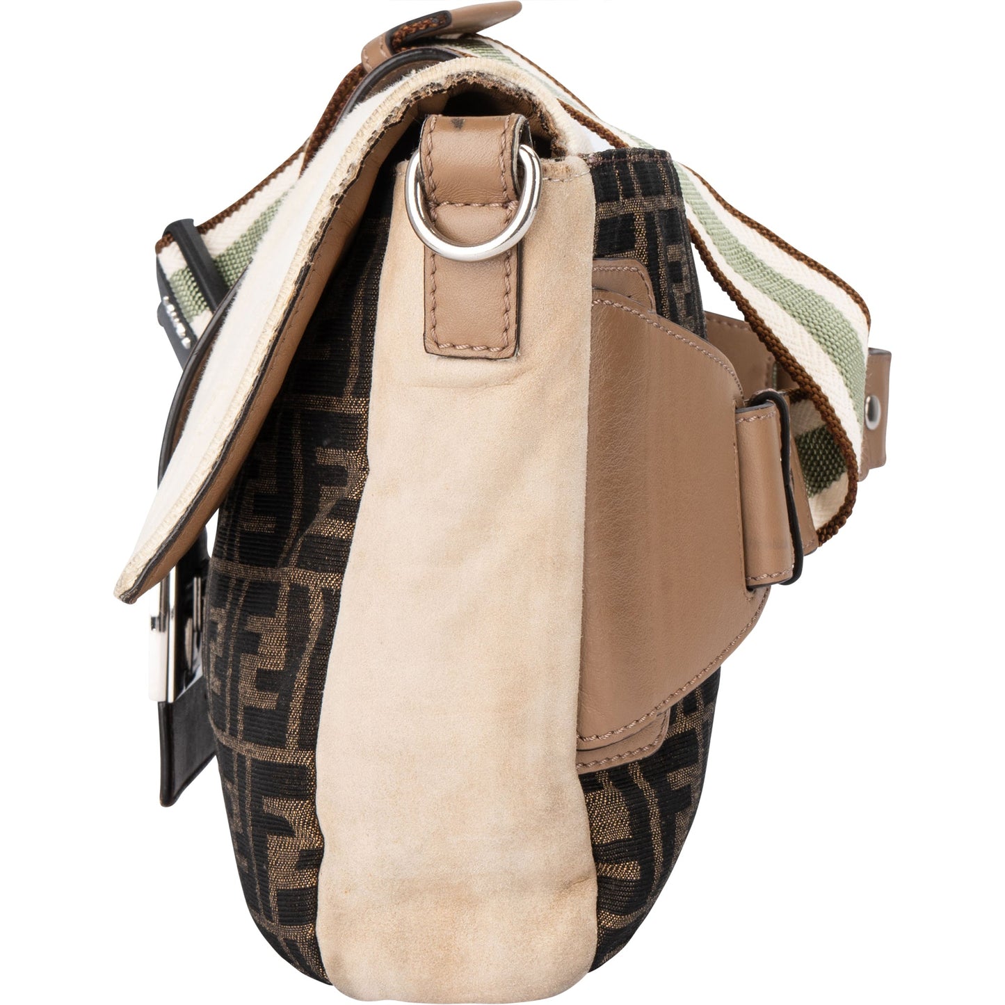 Fendi FF Monogram Baguette Zucca 3 in 1 Crossbody Bag