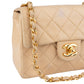 Chanel Quilted Lambskin 24K Gold Single Flap Crossbody Bag